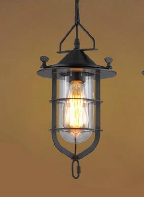 Dock chandelier American country loft retro industrial style restaurant cafe clothing store creative wrought iron chandelier