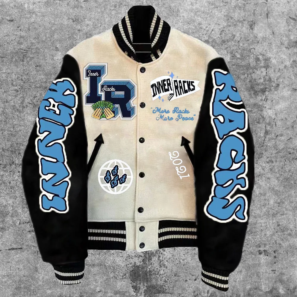 Rich inner casual street limited edition baseball jacket