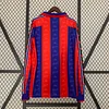1995-1997 Retro Long Sleeve Barcelona Home Football Shirt 1:1 Thai Quality