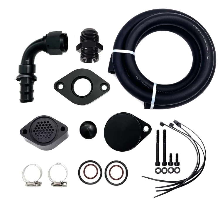 2011-2023 6.7L Ford Powerstroke CCV PCV Reroute Engine Ventilation Kit