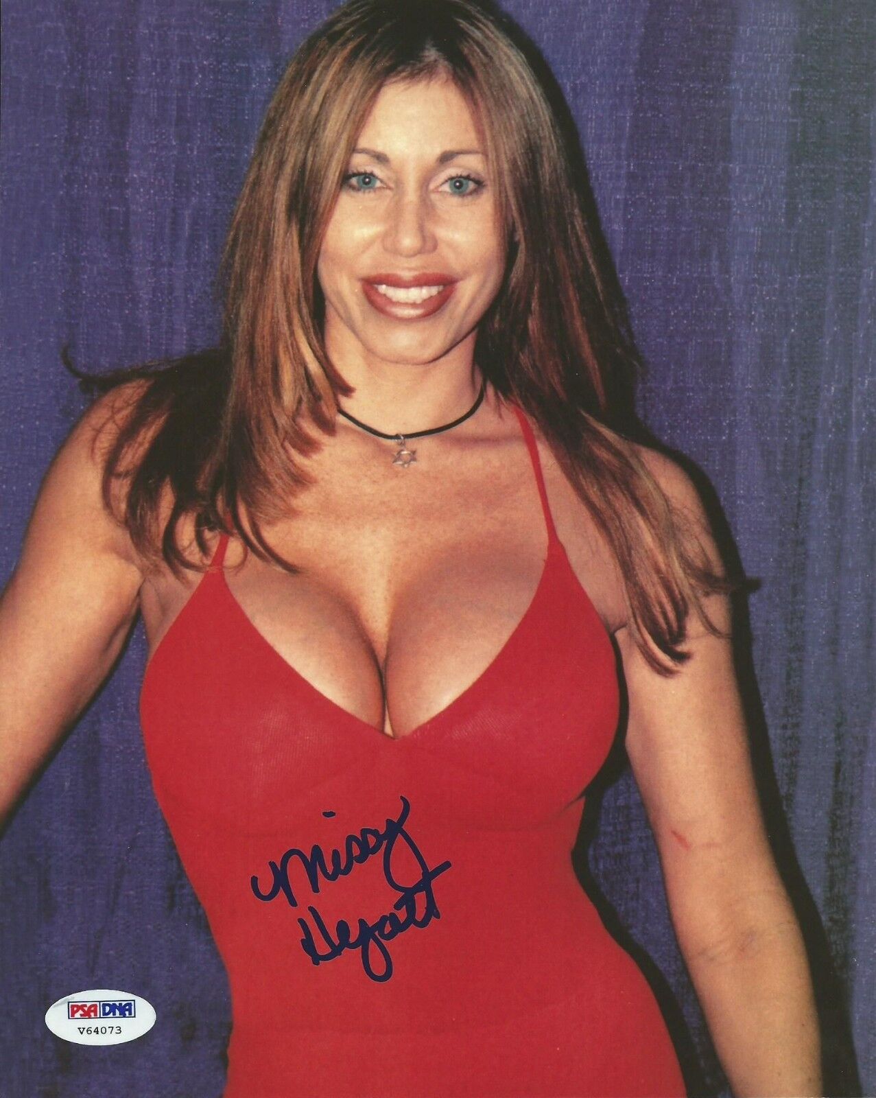Missy Hyatt Signed 8x10 Photo Poster painting PSA/DNA COA WWE WCW ECW Picture Autograph Diva 1