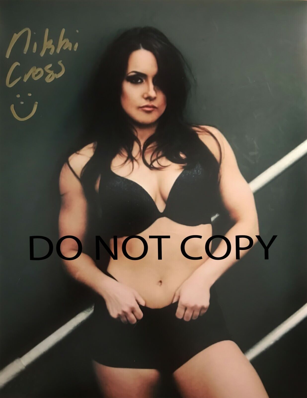 WWE - Nikki Cross - Autograph 8x10 Photo Poster painting Hot Reprint