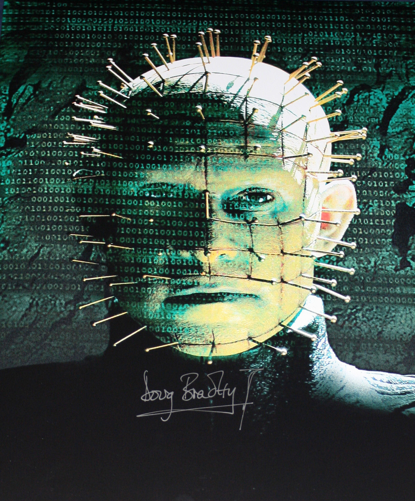 Doug Bradley Autograph HELLRAISER Signed 16x12 Photo Poster painting AFTAL [0201]