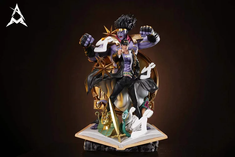 PRE-ORDER AM Studio - JoJo's Bizarre Adventure Jotaro Kujo & Star Platinum  Statue(GK)