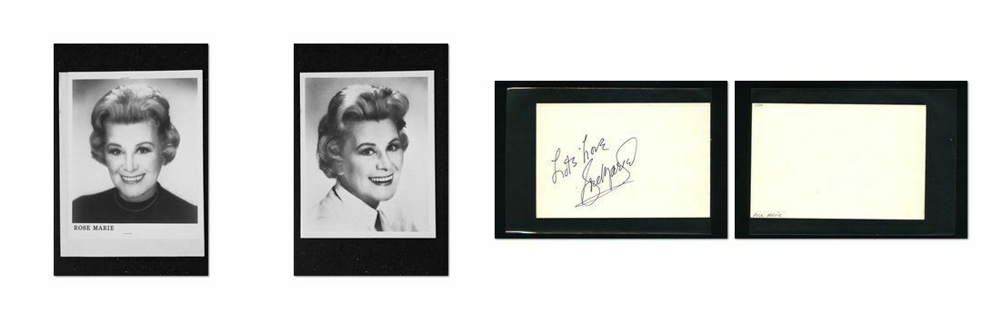 Rose Marie - Signed Autograph and Headshot Photo Poster painting set - Dick Van Dyke Show