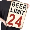 Beer Limit 24 - Metal Tin Signs(8*12Inch/12*16Inch)