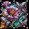 (US Local)4Pack Flower-Crystal Rhinestone Diamond Painting(30x30cm)