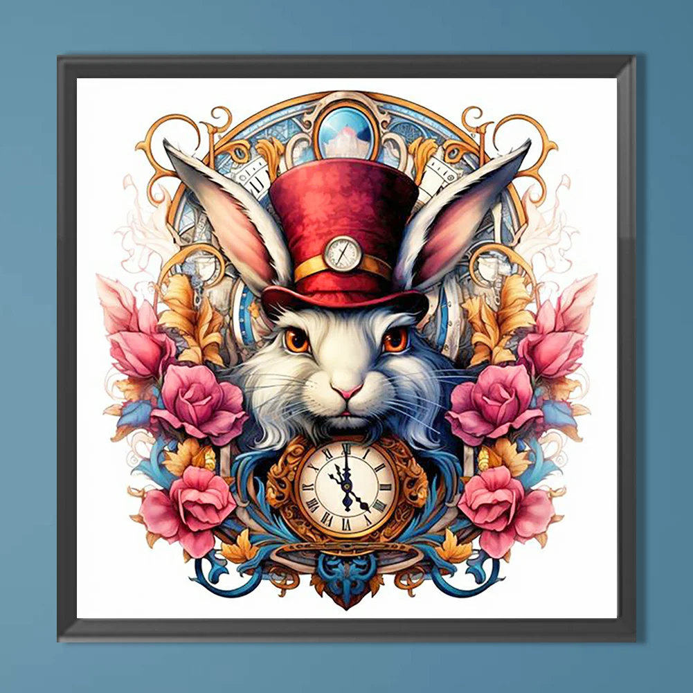 Full Round Diamond Painting 40*40cm - Time And Space Rabbit