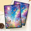 Butterfly 5D DIY Diamond Art Painting Notebook Kit 50 Pages A5 Rhinestone Art Painting Notebook Kit for Adults Beginners Holiday Birthday Gift