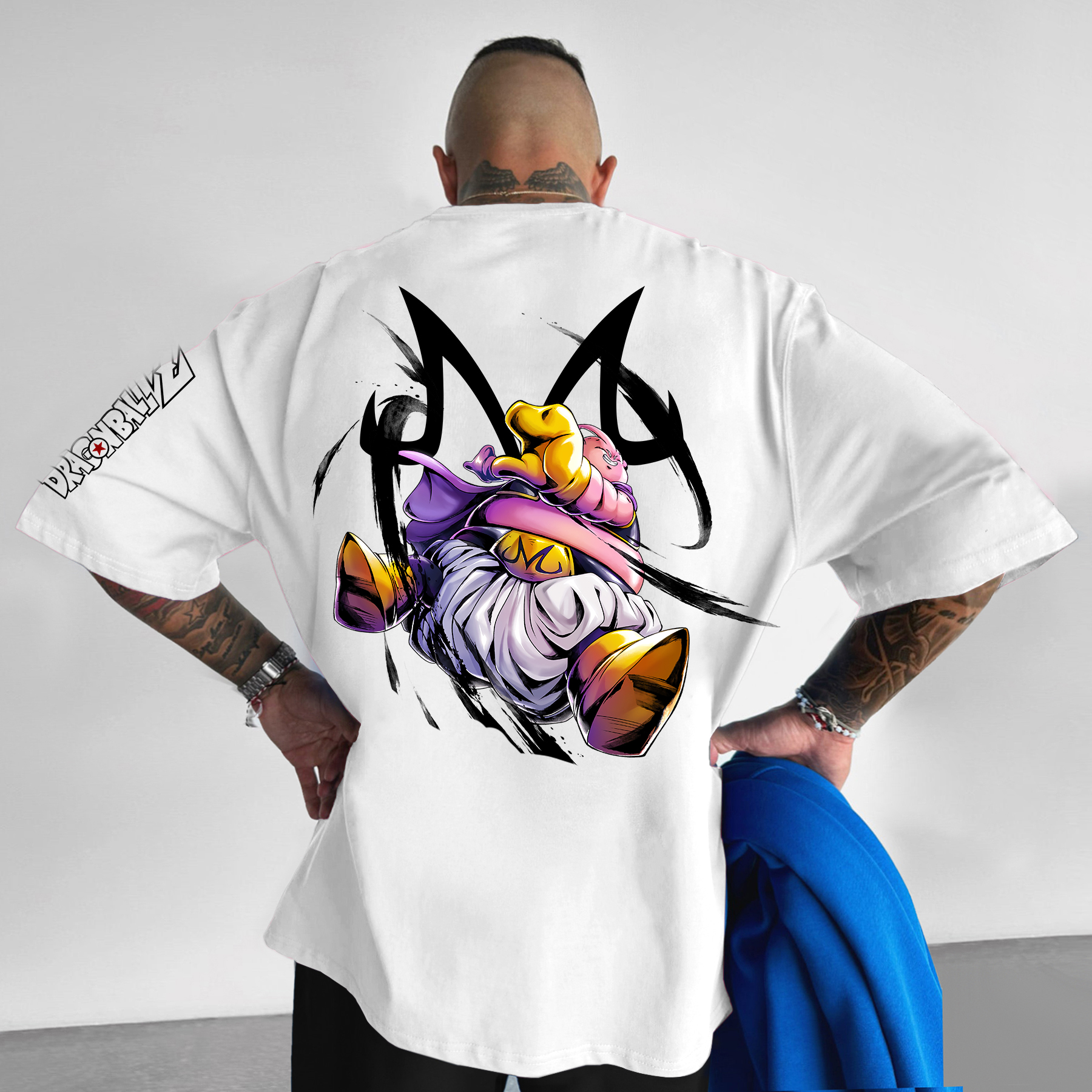 Loose Casual Anime Buu Printed T-Shirt