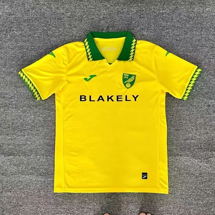 【S~4XL】Norwich City 25/26 Home Football Jersey