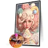 uk.everydayedeals (Limited Stock)Diamond Painting - Round AB Drills - Ice Cream Girl(45*65cm)