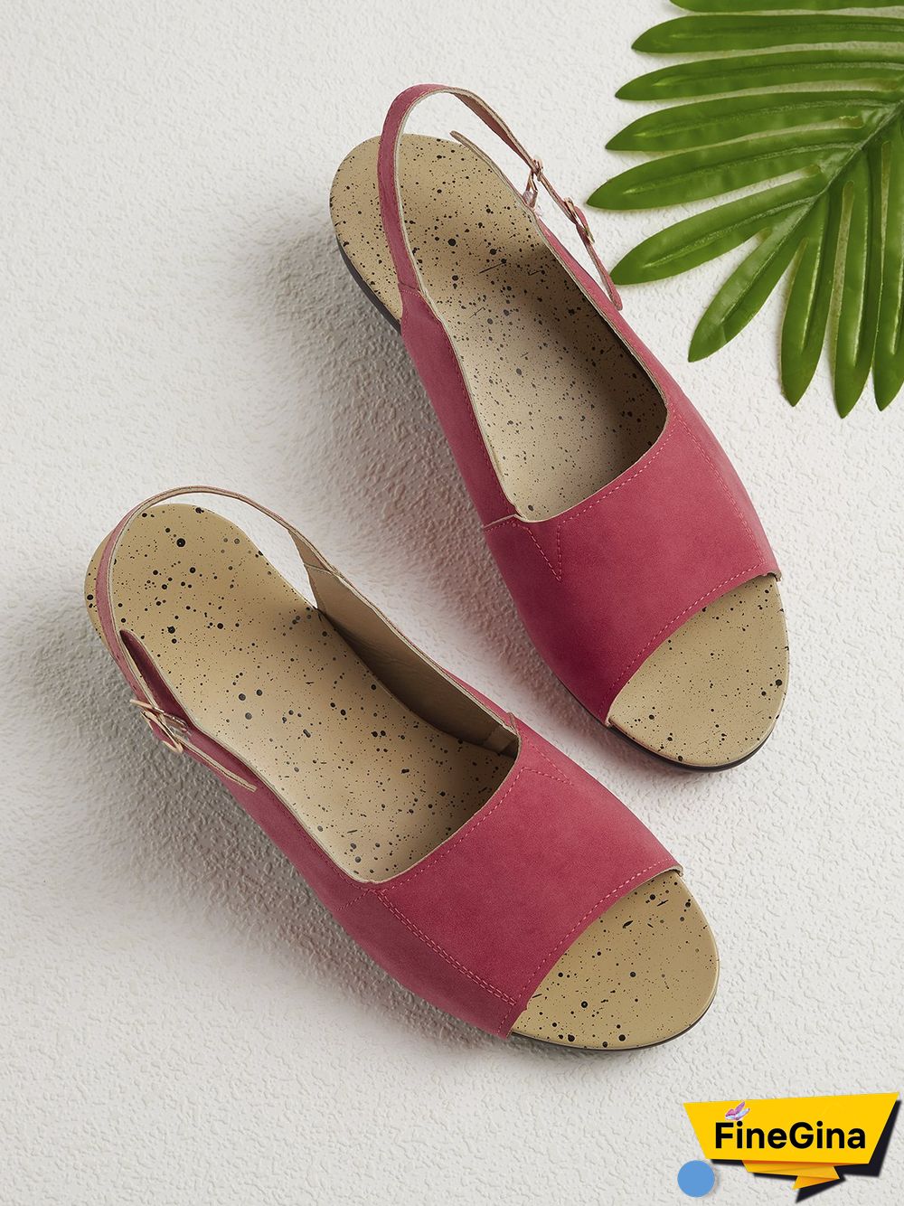 Retro Solid Simple Open Toe Chunky Heel Sandals