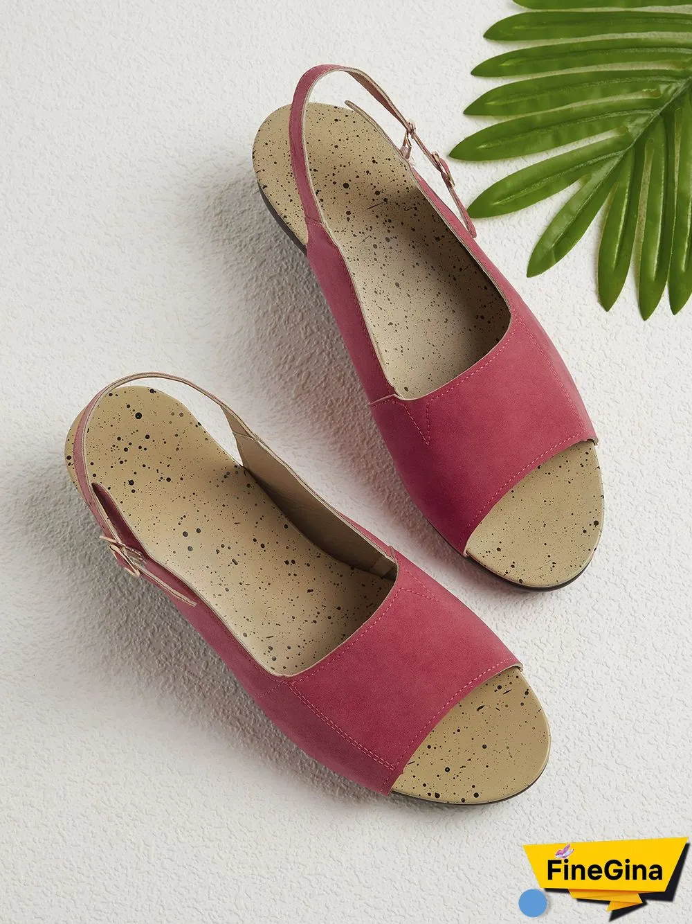 Retro Solid Simple Open Toe Chunky Heel Sandals