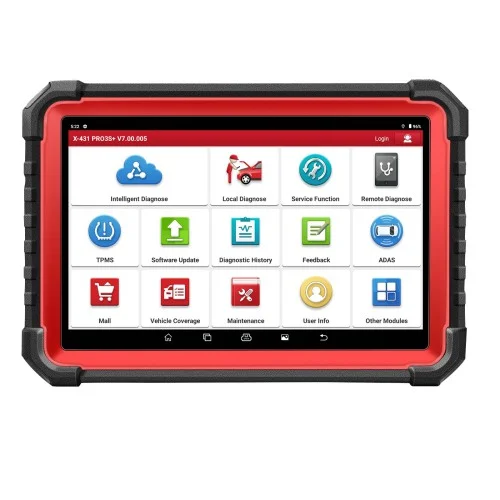 LAUNCH X431 PRO3S+ V5.0 Bluetooth Bi-Directional Scan Tool Topology Map, 55+ Service, CAN FD Connector, VAG Guided, AutoAuth FCA SGW