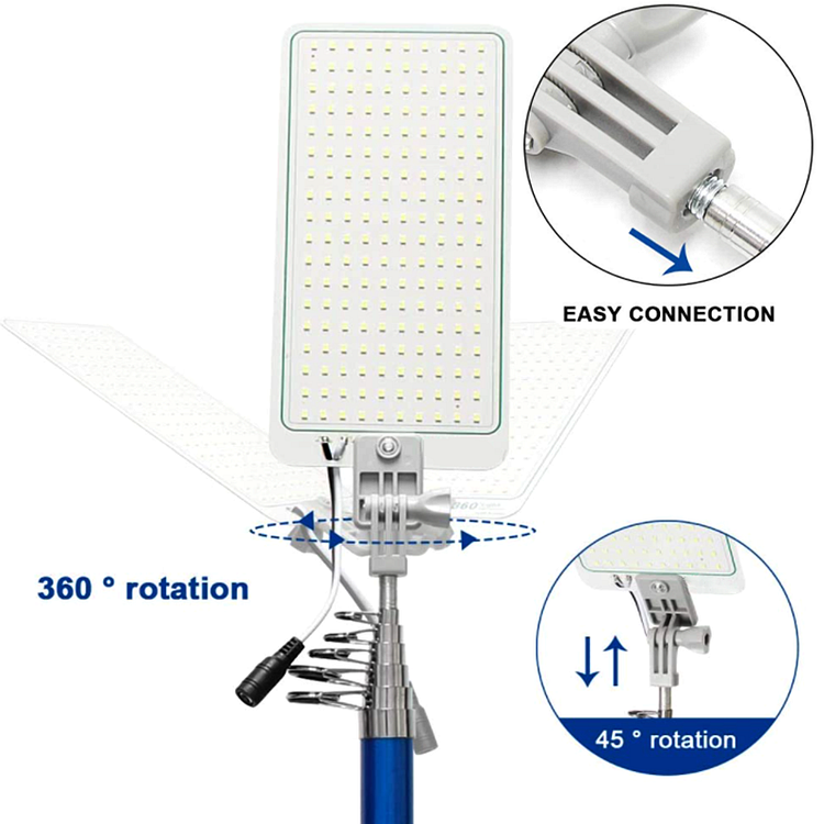 Telescopic COB Camping Lamp with Stand - Super Bright Waterproof Emergency  Outdoor Indoor Lighting with Remote Dimming