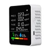 6 in 1 CO2 TVOC HCHO PM2.5 Detector LCD Digital Temperature Humidity Tester