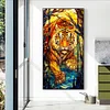(40*70cm)Tiger - Full Round Drill Diamond Painting