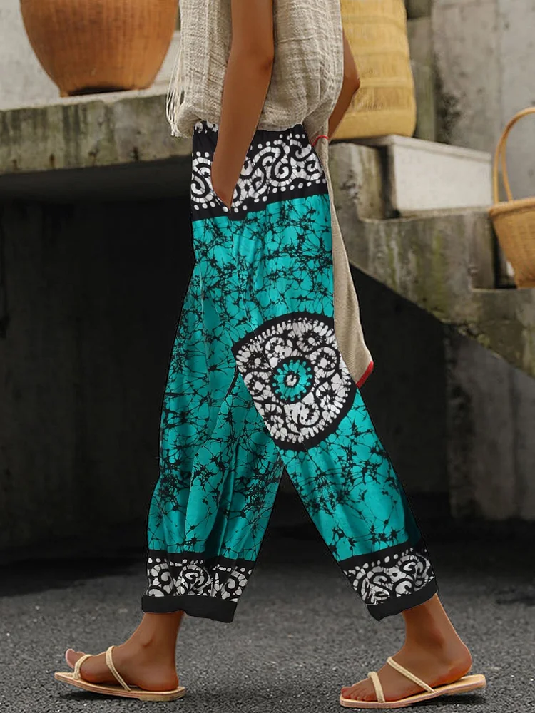 Women's Western Print Lounge Pants