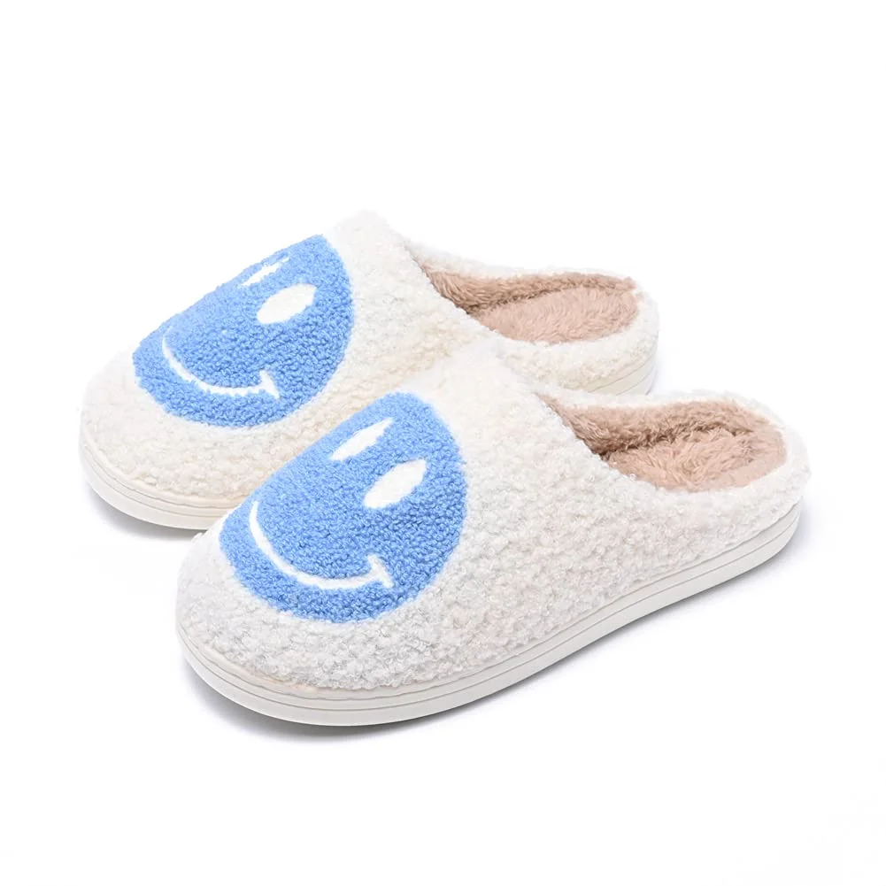 Wow!!🔥LAST DAY 49% OFF🔥|Women Anti-Slip Soft Plush Comfy Indoor Smile Slippers