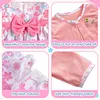 17"-22" Reborn Baby Doll Pink Floral Skirt 5 Pcs Set Clothing Accessories - RBBI-Myrebornbabydoll&reg; Myrebornbabydoll&reg;