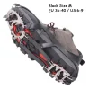 Professional outdoor 18-tooth anti-skid ice claws anti-fall grip shoe chain mountaineering ice fishing snow shoe cover