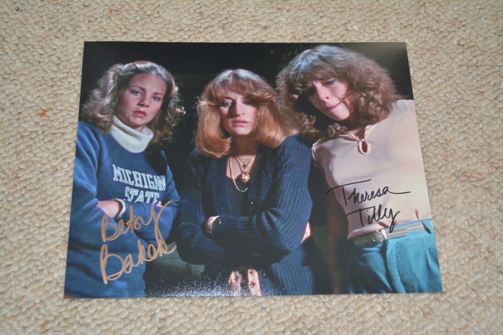 THERESA TILLY & BETSY BAKER signed autograph 8x10 In Person THE EVIL DEAD