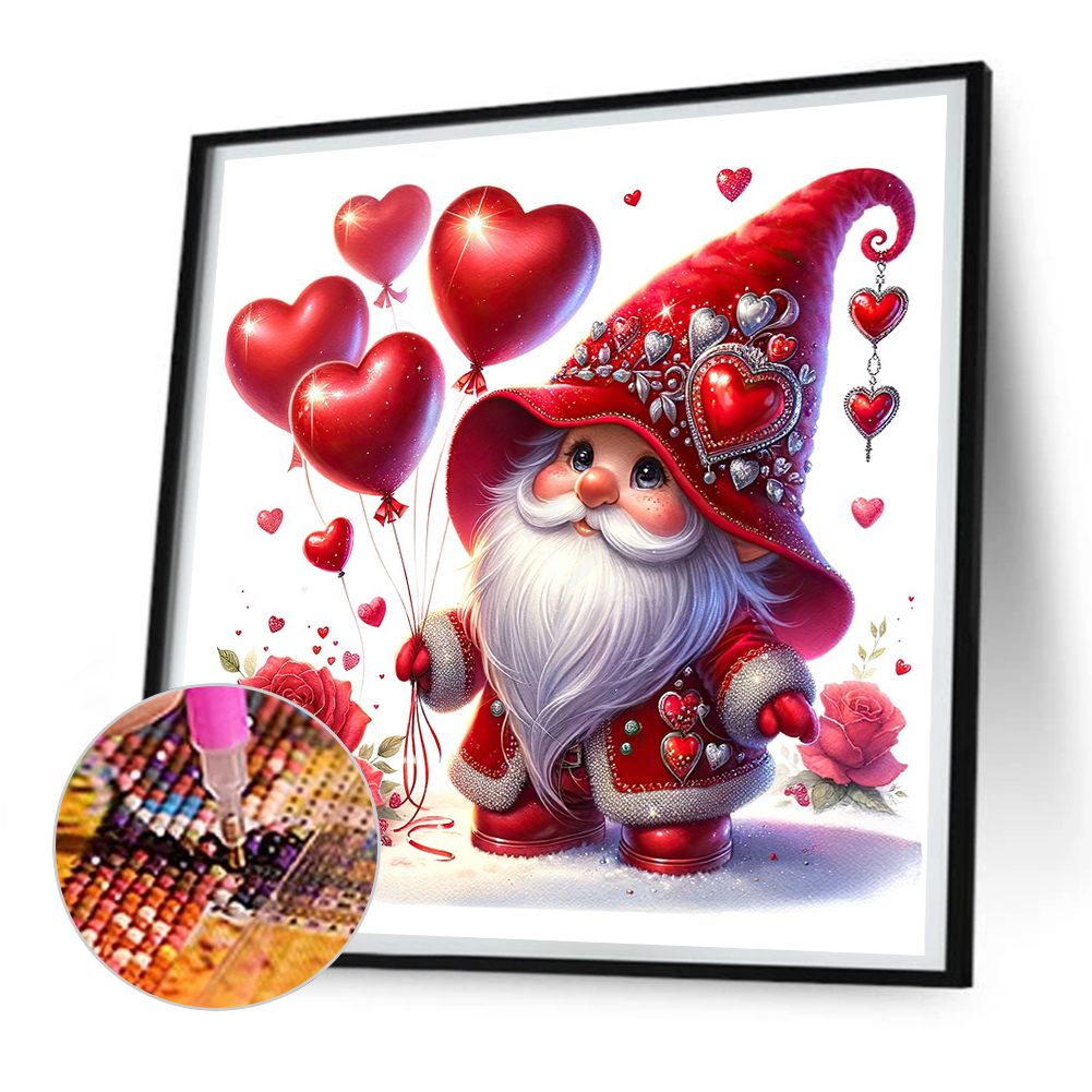 Valentine'S Day Goblin-Full Round Diamond Painting-30*30CM