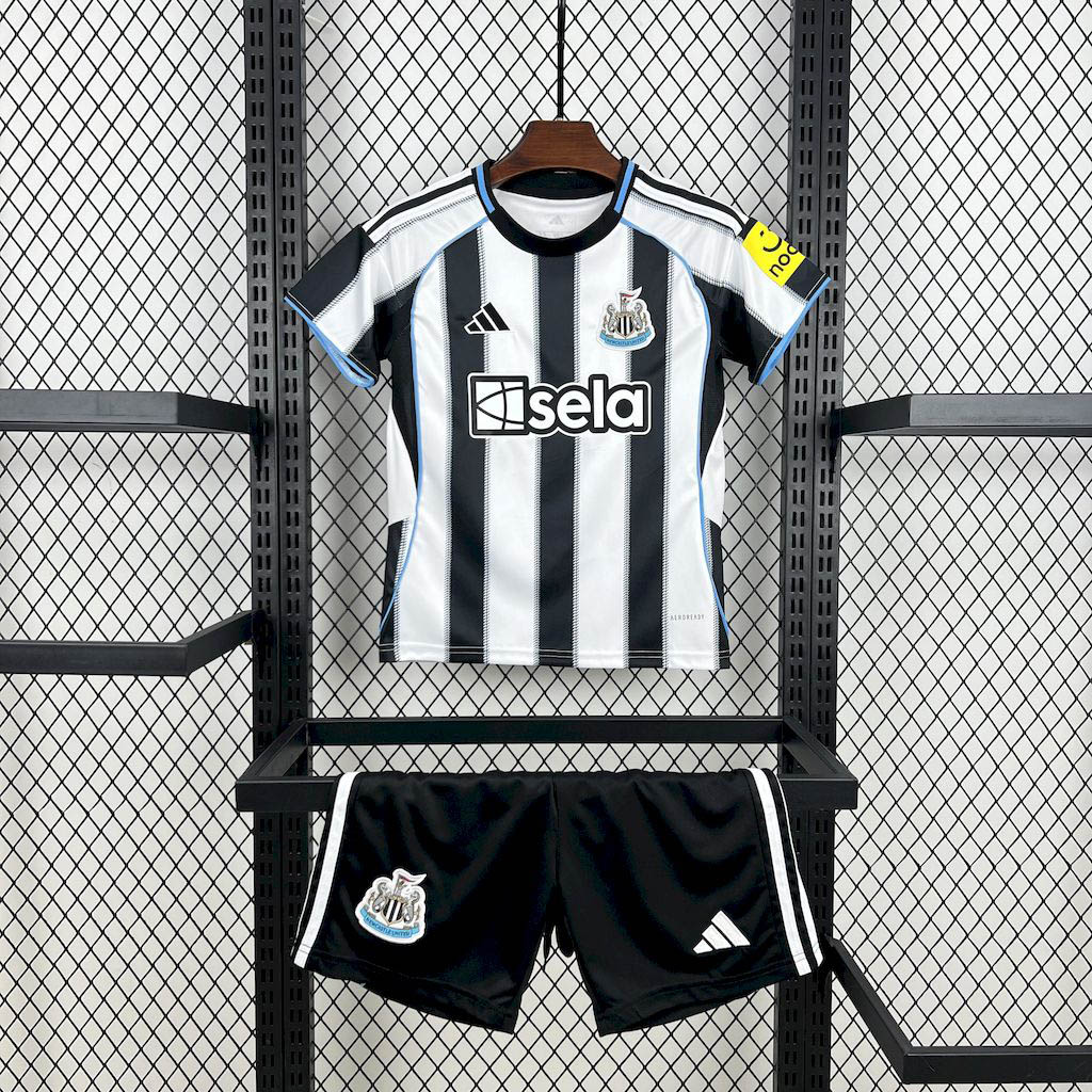 2025-2026 KIDS Newcastle United Home Football Shirt 1:1 Thai Quality- Maxi Kit