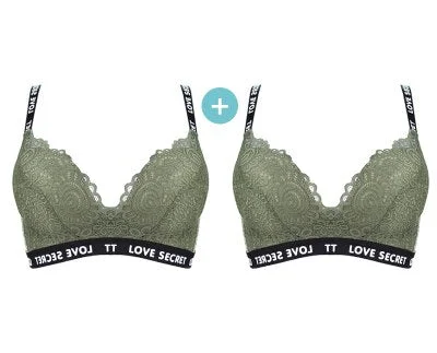 Sexy lace bra push-up bra women's underwear bra 3/4 cup bra fashion underwear soft letter suspenders