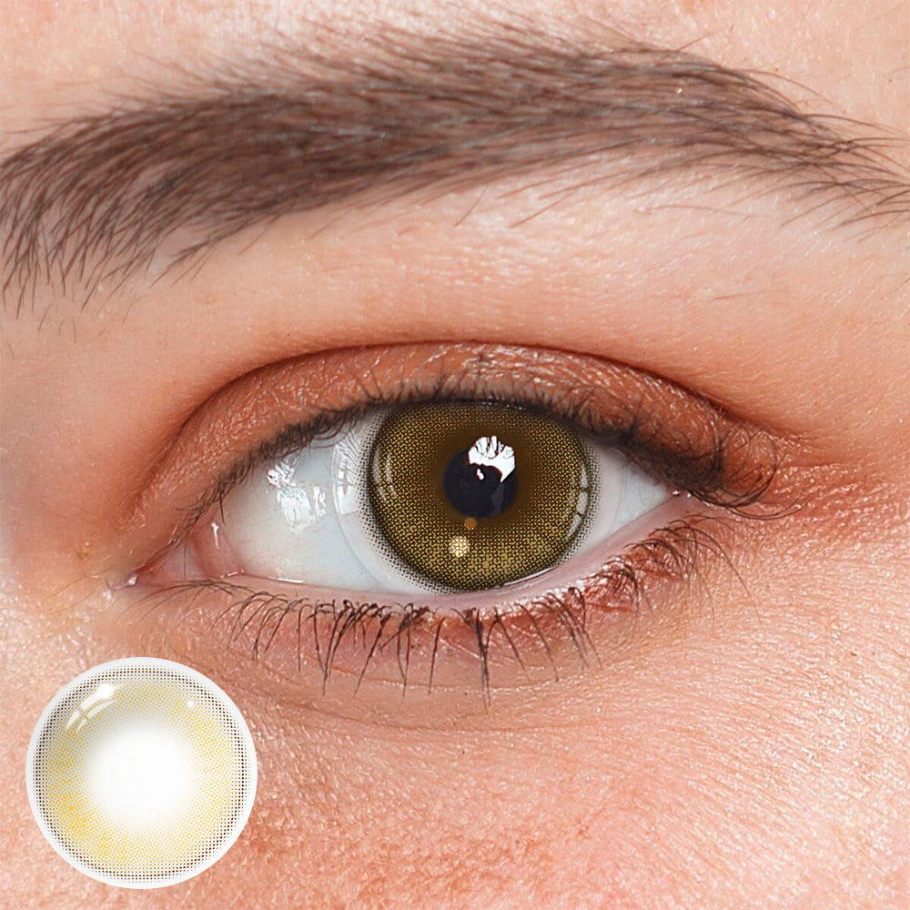 Cirilla Yellow Coloured Contact Lenses