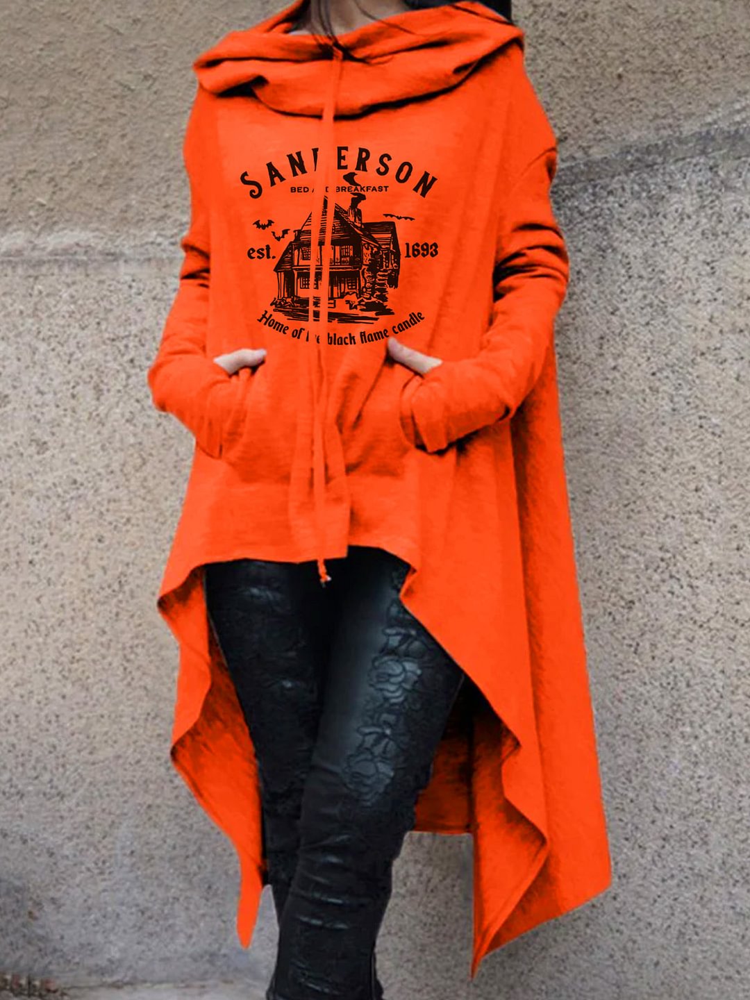 Spooky Babe Gradient  Long Sleeve Sweatshirt