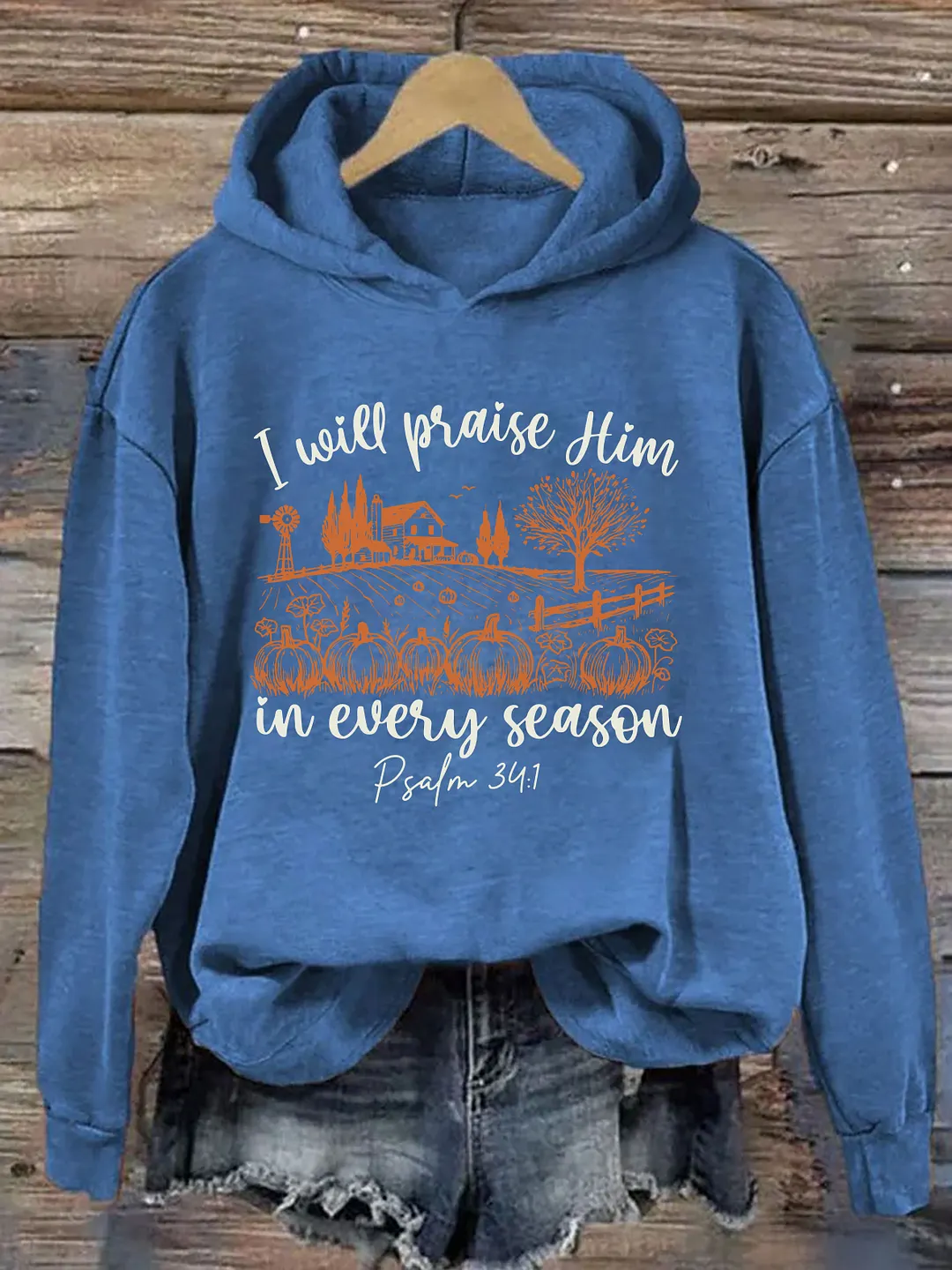 Bible Verse Fall Shirt Pumpkin Hoodie