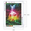 Diamond Painting-5D Full Round Drill Colorful Waterfall