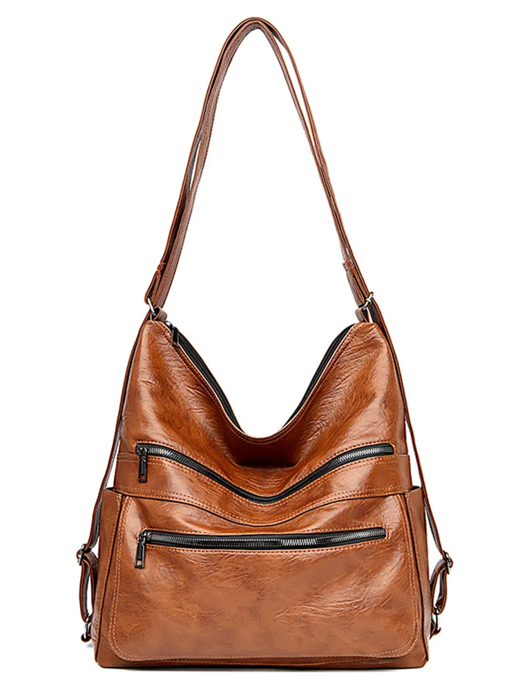 Multi Pocket Adjustable Backpack Shoulder Bag