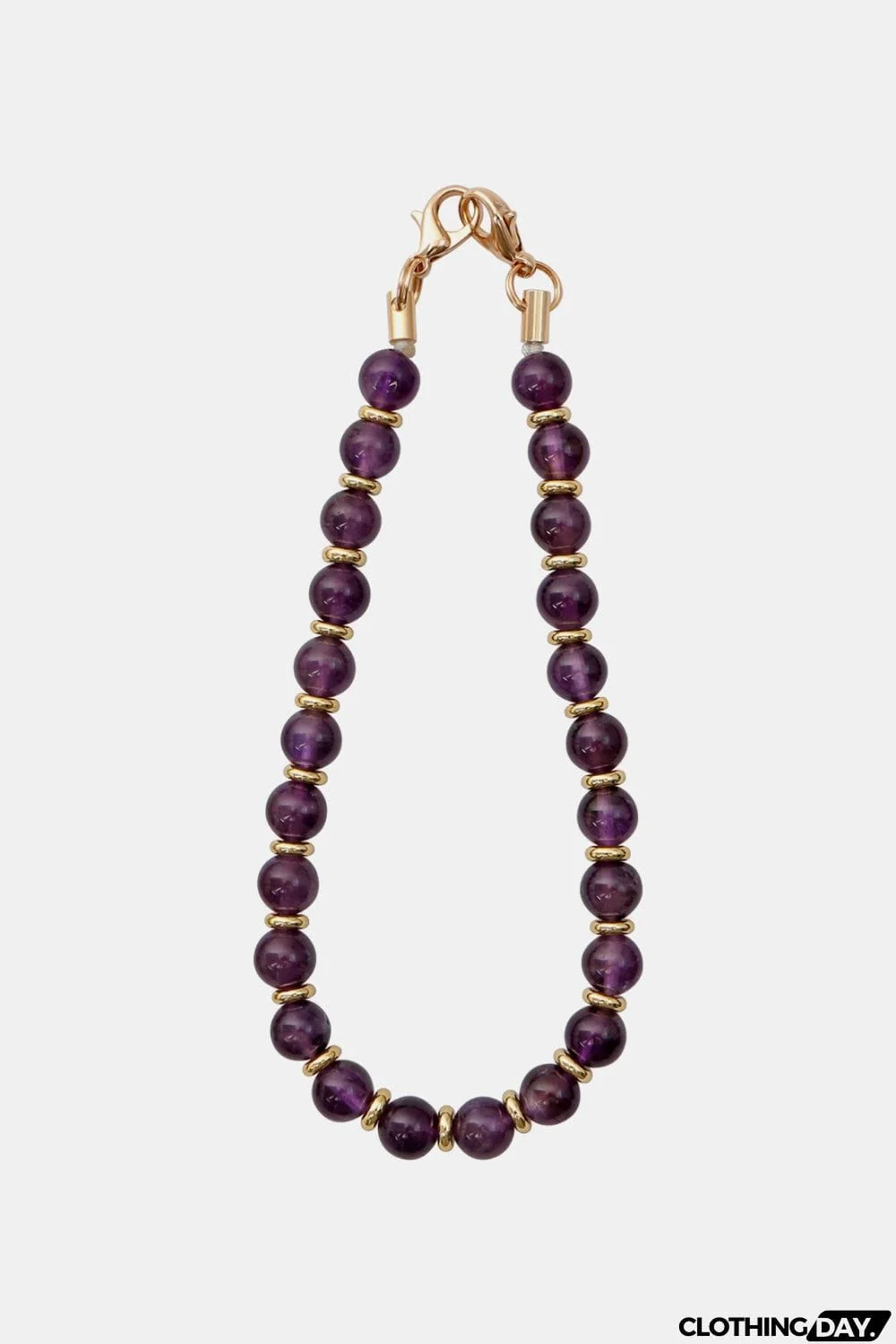 Beaded Natural Stone Key Chain