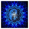 Diamond Painting-DIY Full Round Drill Blue Rose Totem