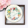 【Limited Stock Sale】Flowers-DIY Embroidery Kit with Pattern Cotton Threads Needles Hoop 30*30cm/11.8*11.8in tapestrymarket