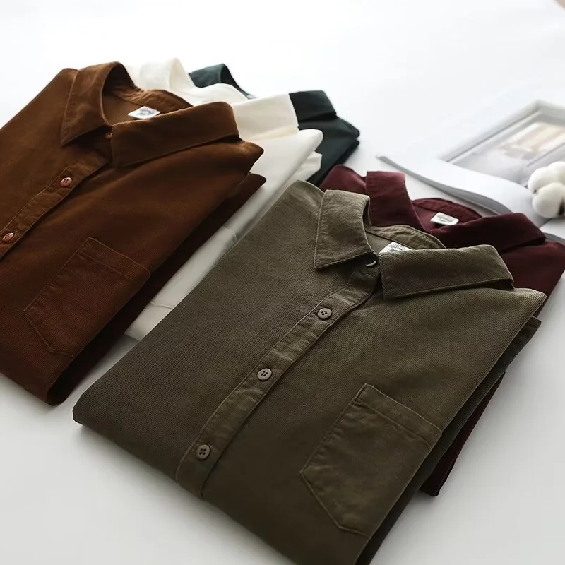 Athvotar Athvotar Women's Lint-Tuff Long-Sleeved Shirt Women's Cotton Comfortable Solid Shirt Women's Clothing In Autumn 2025