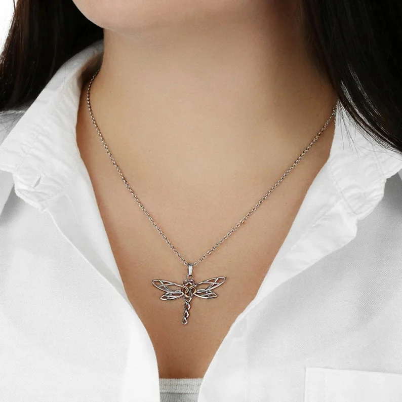 GIFT FOR DAUGHTER - DRAGONFLY NECKLACE
