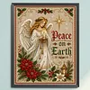Angel Peace DIY 11CT 3 Strand Stamped Cross Stitch Kit for Adults 40x50cm tapestrymarket