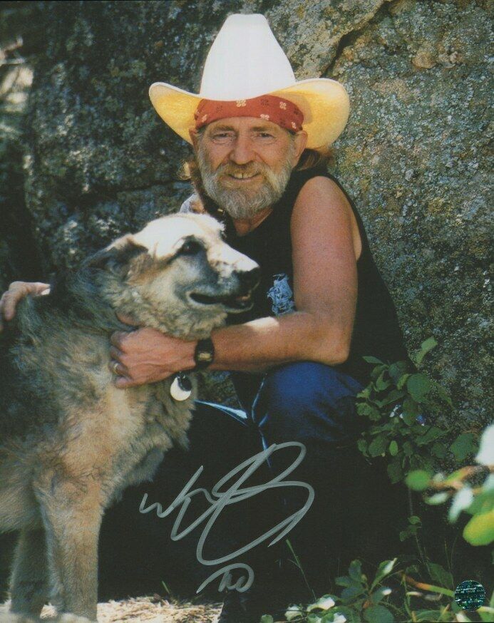 WILLIE NELSON Autographed Original 8x10 Photo Poster painting LOA TTM