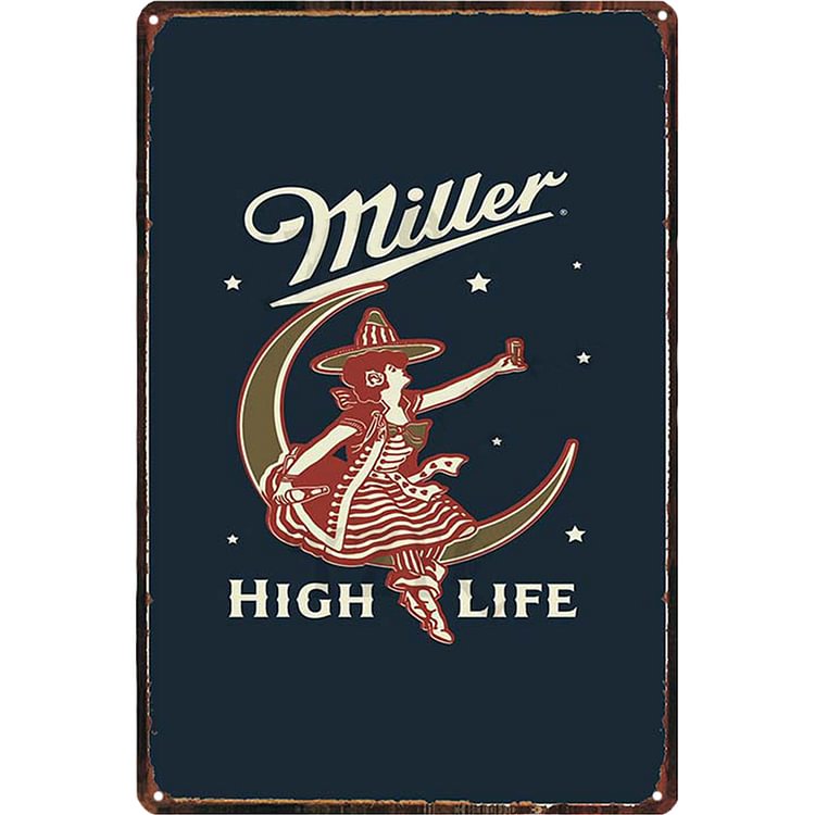 Miller Beer - Vintage Tin Signs/Wooden Signs - 8*12Inch/12*16Inch