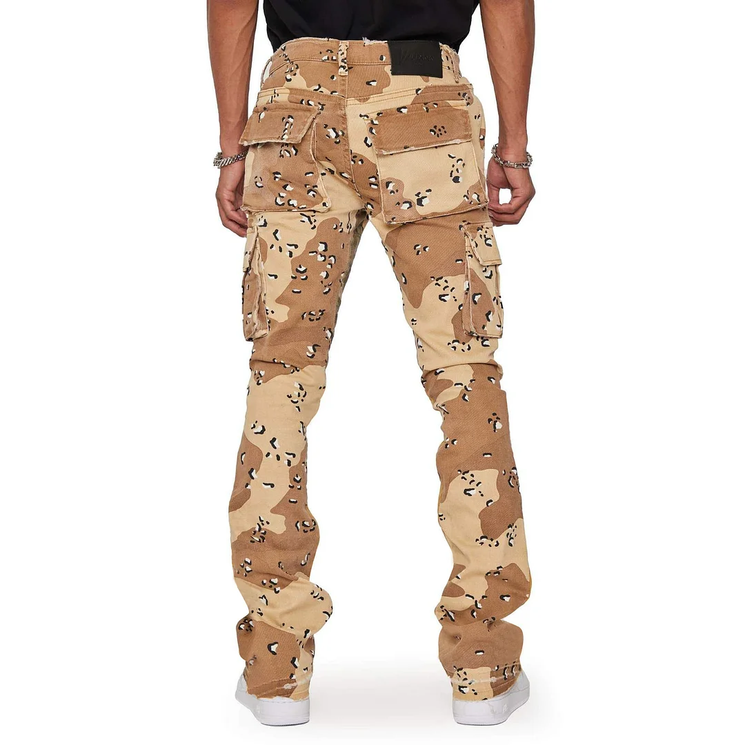 Casual personality street style men's camouflage printed trousers