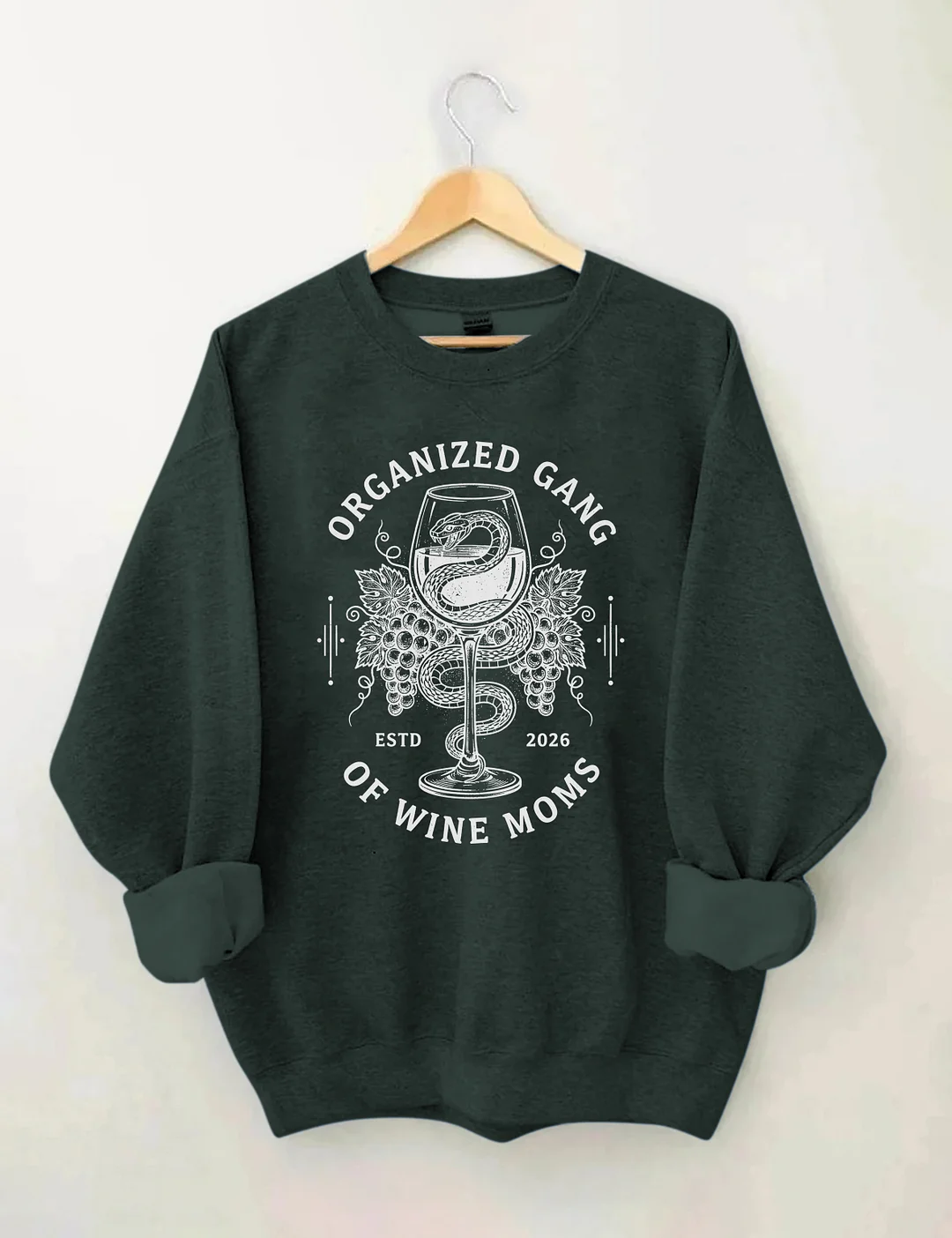 Organized Gang Of Wine Moms Sweatshirt