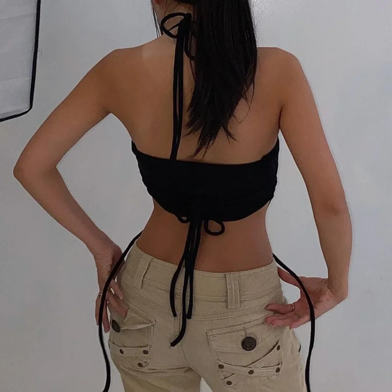 Uveng Uveng Popular Sexy Metal Decoration Hollow Wrapped Chest Hanging Neck Band Suit