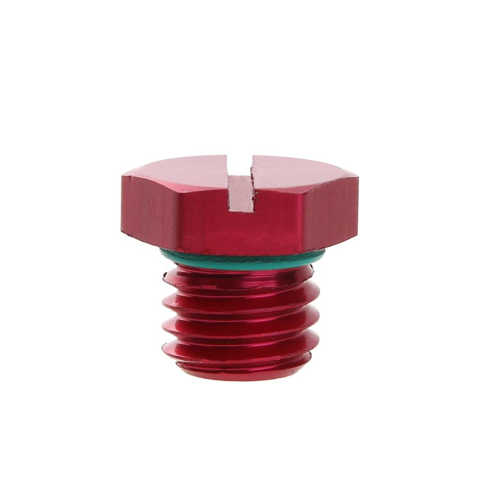 

Air Bleeder Screw for 2001-2016 GMC Duramax Diesel Fuel Filter -Red, 501 Original