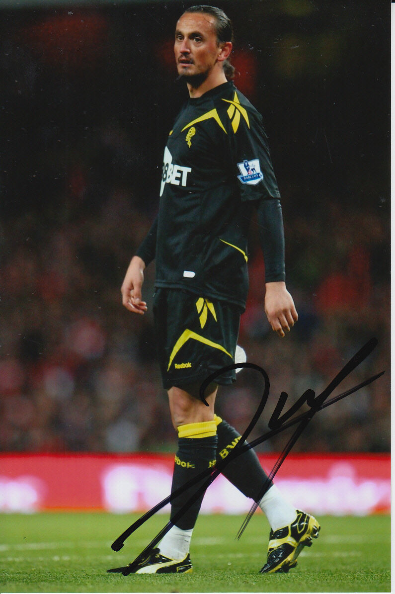 BOLTON HAND SIGNED TUNCAY 6X4 Photo Poster painting 1.