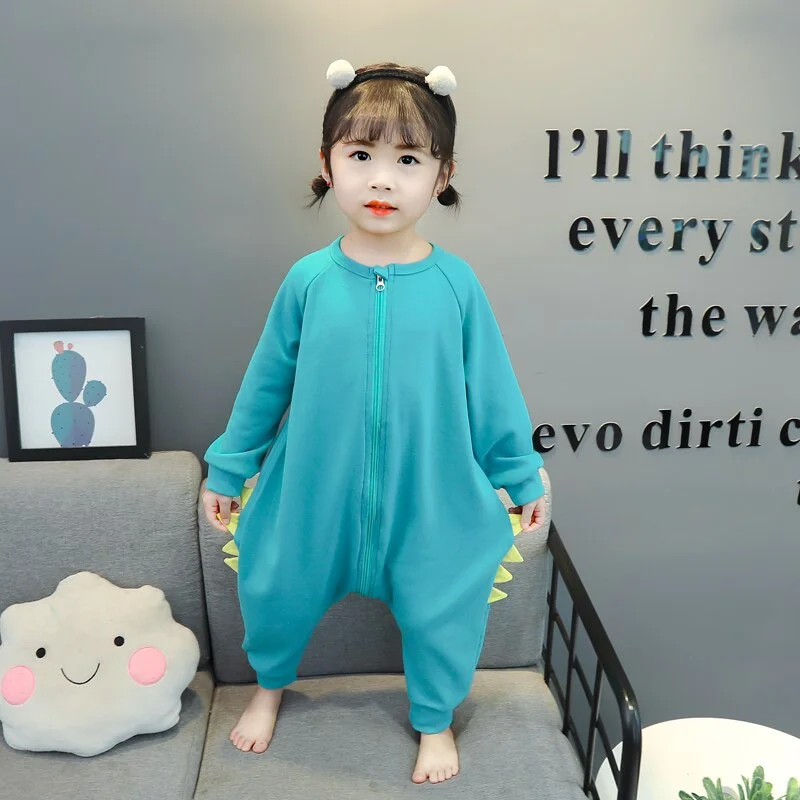 Dinosaur Sleepwear Onesie Kids Pajamas for Children Animal Cartoon Baby Girl Pajama Kids Clothes Spring Toddler Nightwear 12M-8T