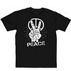 Peace Printed Men'S Casual T-Shirt